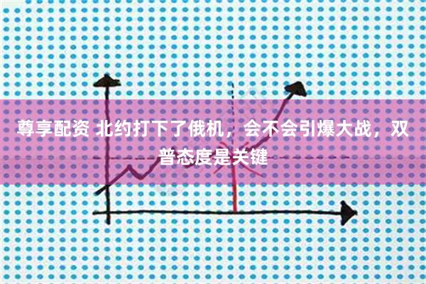 尊享配资 北约打下了俄机，会不会引爆大战，双普态度是关键