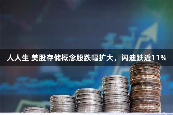 人人生 美股存储概念股跌幅扩大，闪迪跌近11%